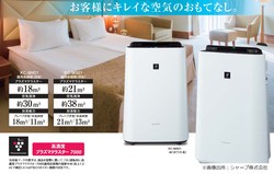 【薬局　機器・器材情報を追加しました】（シャープ製プラズマクラスター加湿空気清浄機 ）